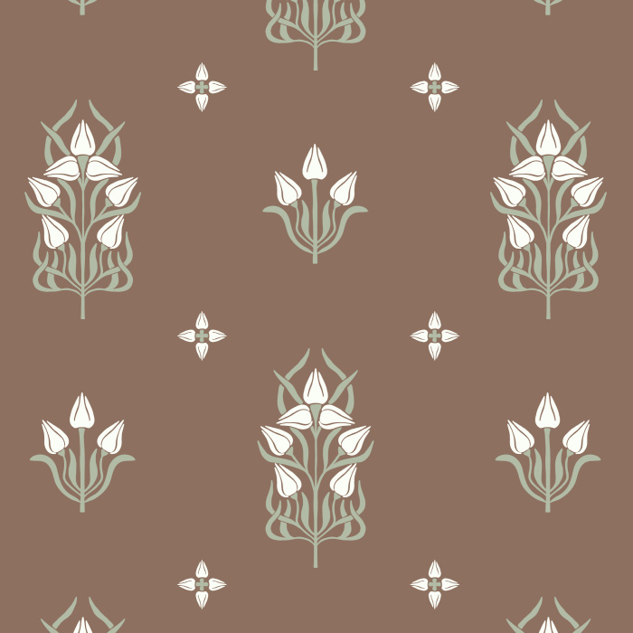 Our June Floral Peel and Stick Wallpaper will transform any room in your home with its garden vibe.