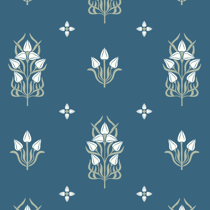 Our June Floral Peel and Stick Wallpaper will transform any room in your home with its garden vibe.