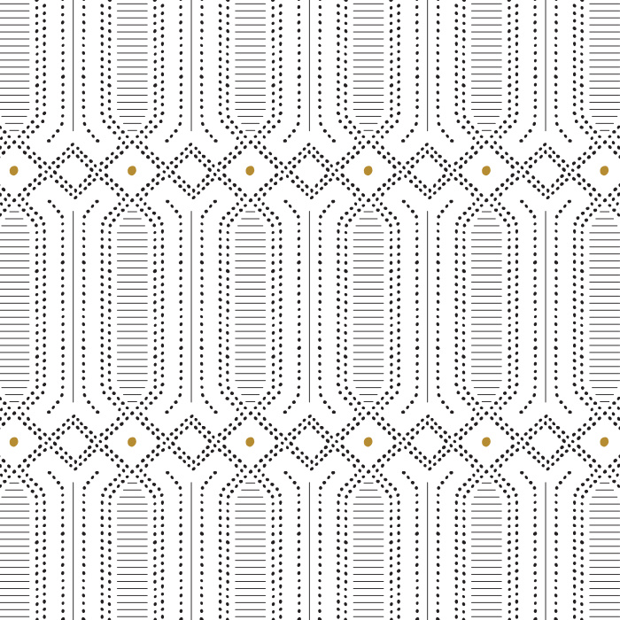 Invent the perfect space with our Intricate Geo Peel and Stick Removable Wallpaper.