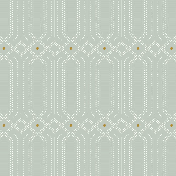 Invent the perfect space with our Intricate Geo Peel and Stick Removable Wallpaper.