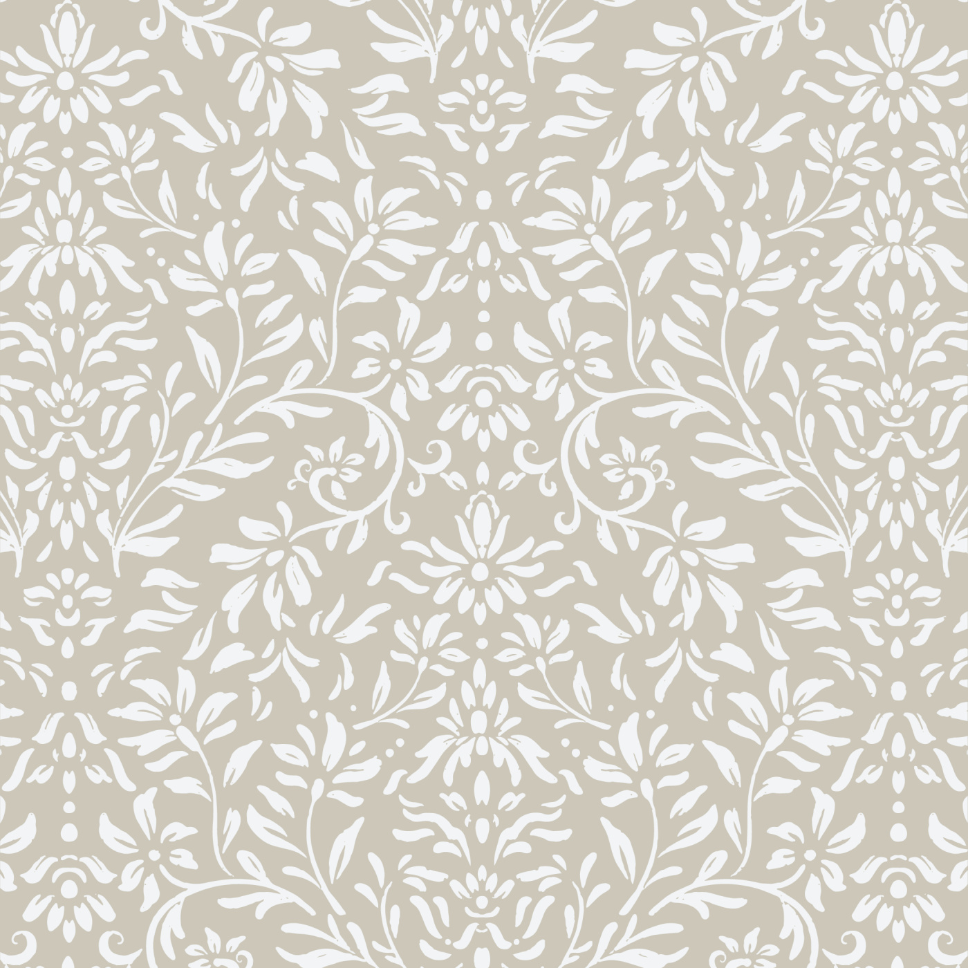 Rococo Leaves Wallpaper