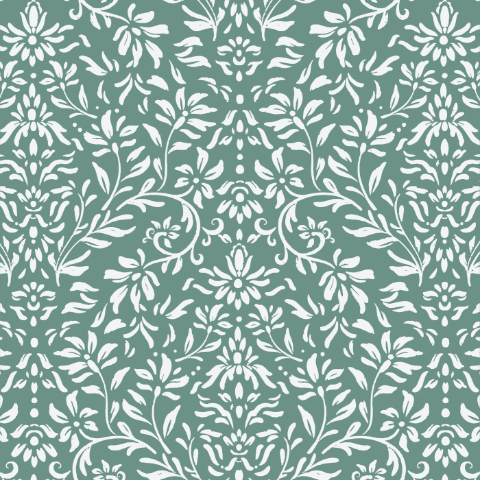 Our Rococo Leaves Peel And Stick Removable Wallpaper will transform any wall in your home with its charming vintage vibe.