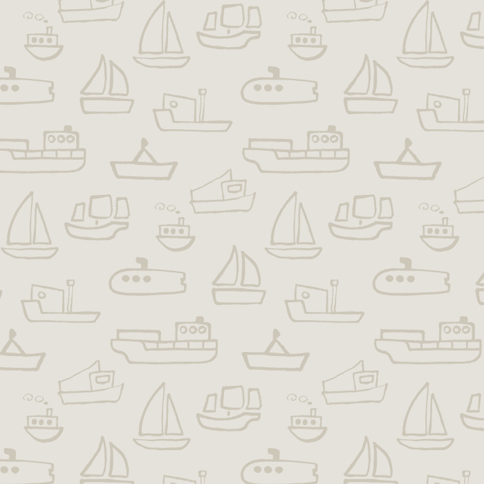 Create the perfect space for your little sailor with our Little Ships Peel and Stick Removable Wallpaper. 