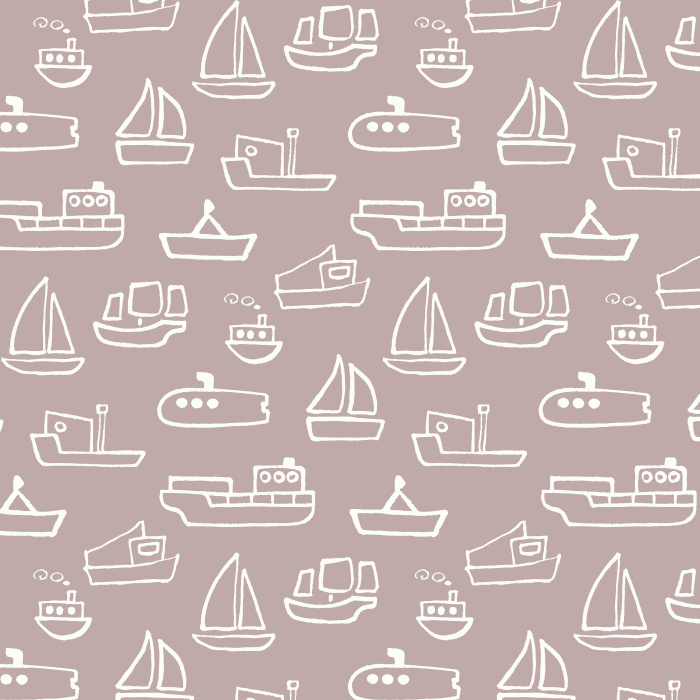 Create the perfect space for your little sailor with our Little Ships Peel and Stick Removable Wallpaper. 