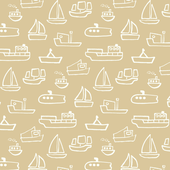 Create the perfect space for your little sailor with our Little Ships Peel and Stick Removable Wallpaper. 