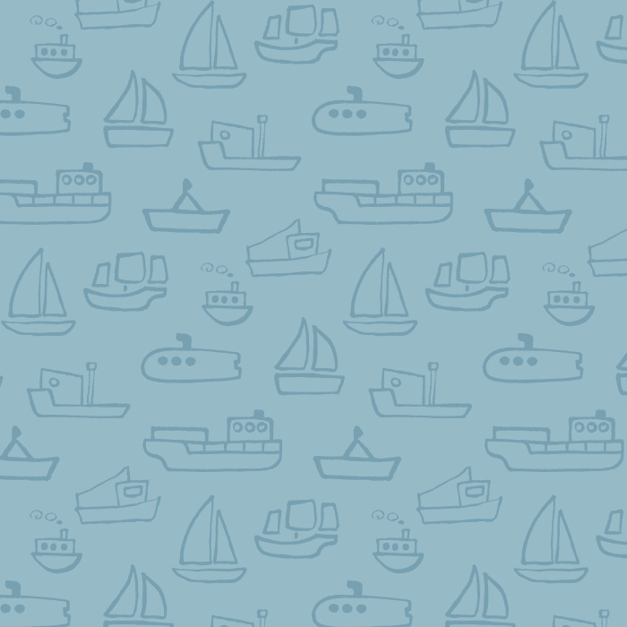Create the perfect space for your little sailor with our Little Ships Peel and Stick Removable Wallpaper.