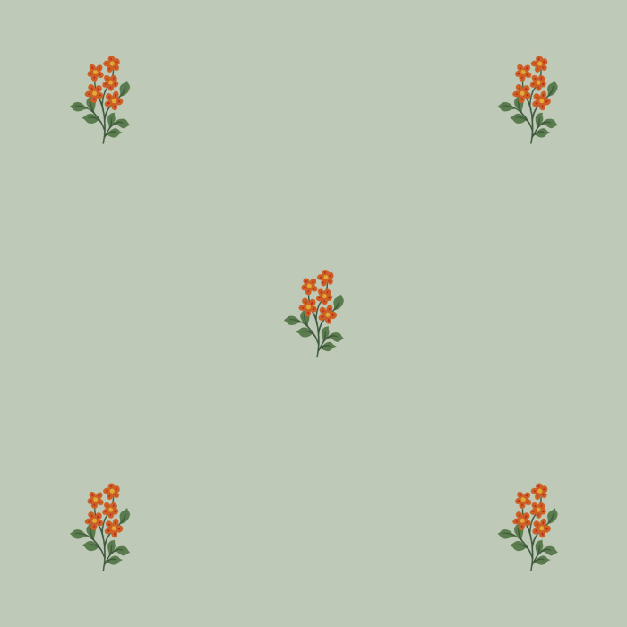 Add a perfectly charming touch to your home with our Tiny Garden Peel and Stick Wallpaper.