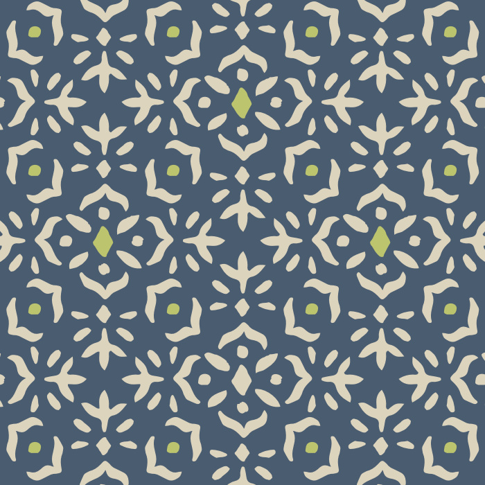 Create a beautiful interior with our Quilted Florets Peel and Stick Removable Wallpaper.