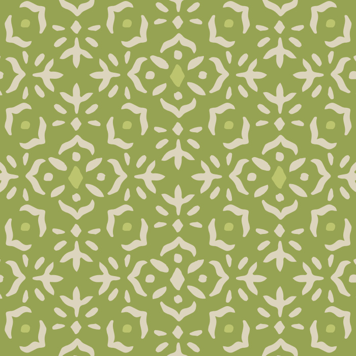 Create a beautiful interior with our Quilted Florets Peel and Stick Removable Wallpaper. 