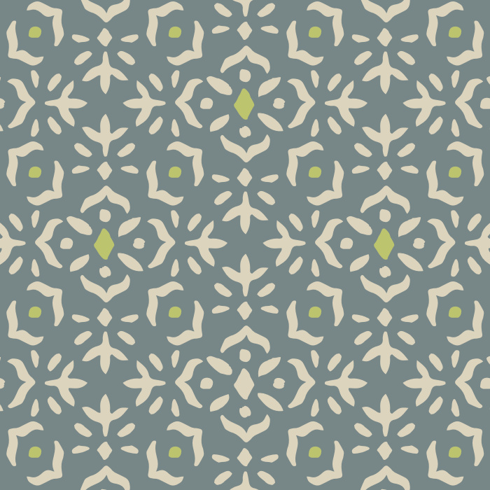 Create a beautiful interior with our Quilted Florets Peel and Stick Removable Wallpaper. 