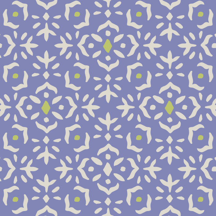 Create a beautiful interior with our Quilted Florets Peel and Stick Removable Wallpaper. 