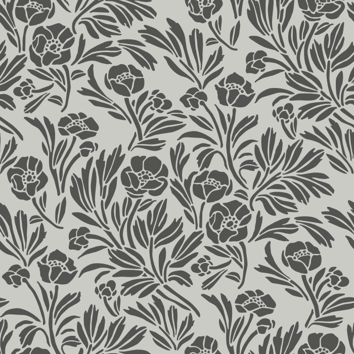 Create a simple rustic garden look on any wall in your home with our Peony Vines Peel And Stick Removable Wallpaper.