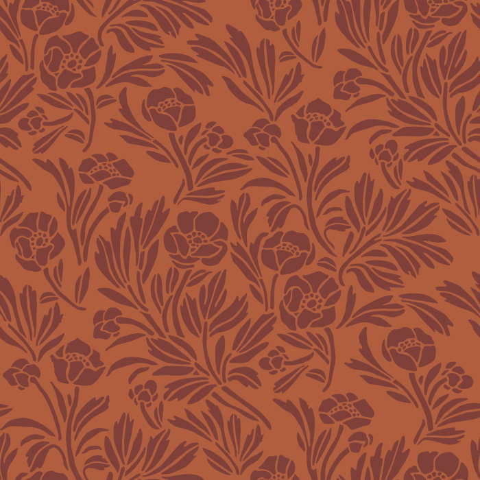 Create a simple rustic garden look on any wall in your home with our Peony Vines Peel And Stick Removable Wallpaper.