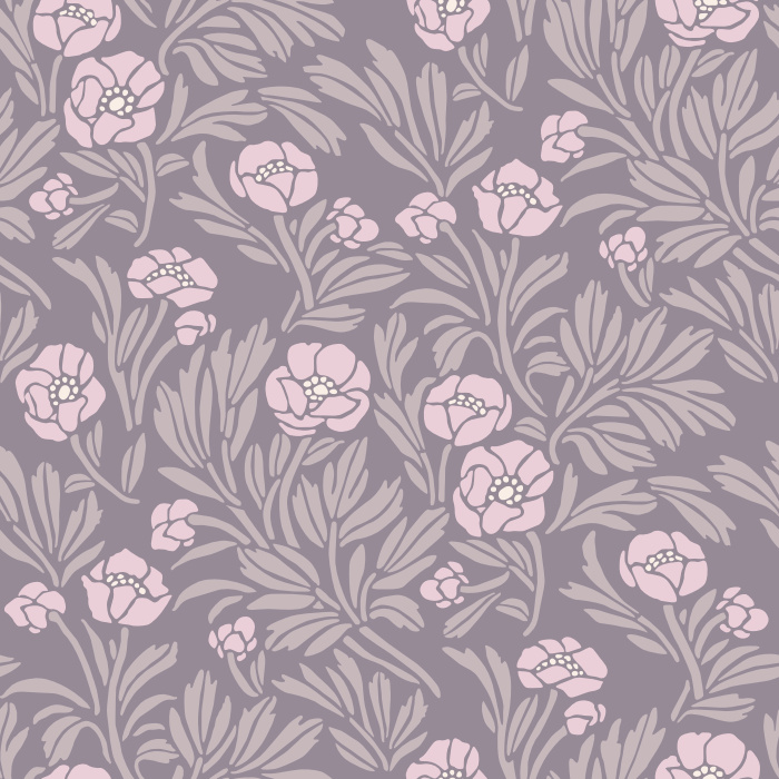 Create a simple rustic garden look on any wall in your home with our Peony Vines Peel And Stick Removable Wallpaper.