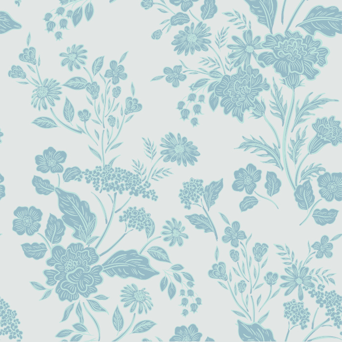 Our Floral Toile Peel And Stick Removable Wallpaper transforms any wall in your home with a classic garden vibe.