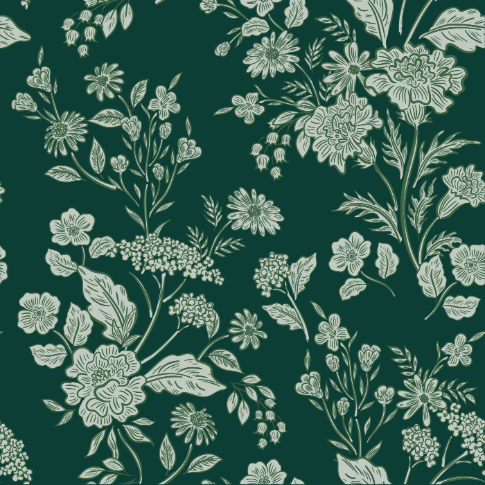 Our Floral Toile Peel And Stick Removable Wallpaper transforms any wall in your home with a classic garden vibe.