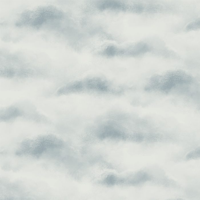 Create a perfectly dreamy space with our Hazy Clouds Peel and Stick Removable Wallpaper.