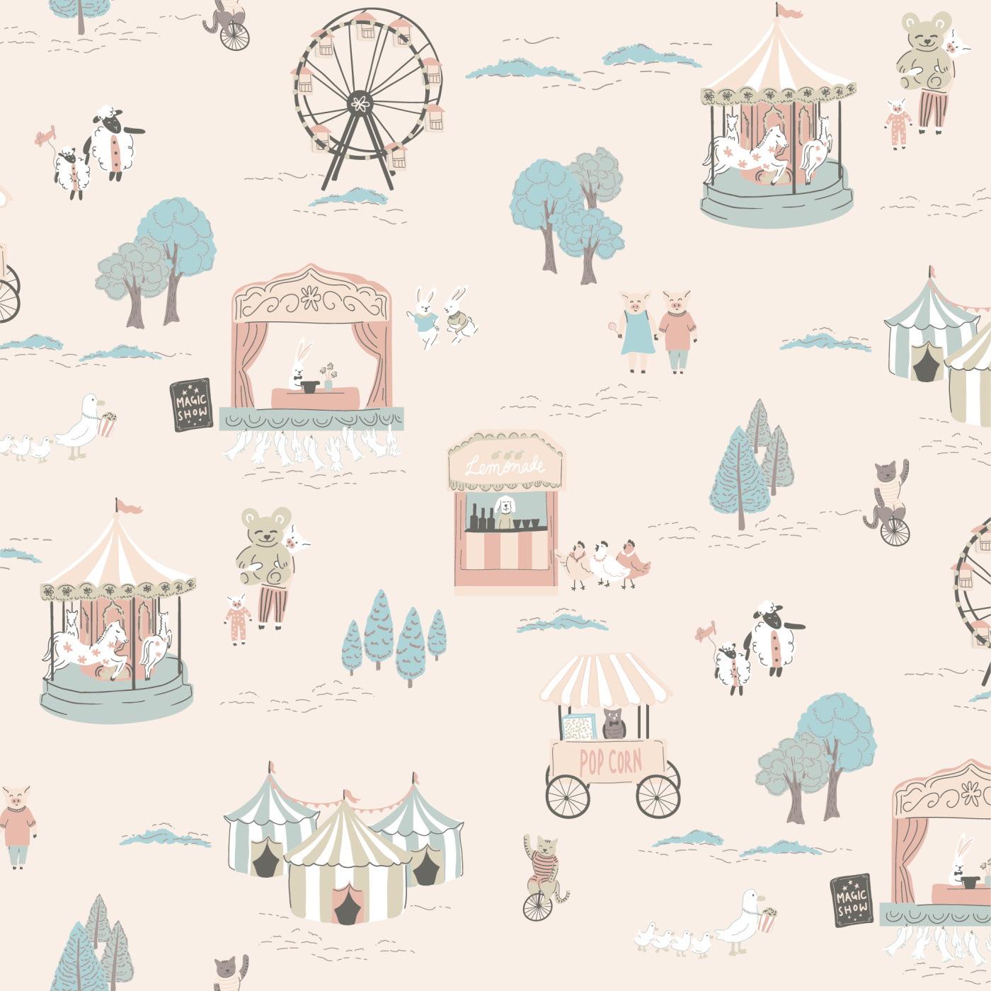 Country Fair Wallpaper