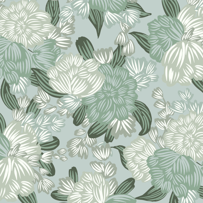 Create a moody accent wall anywhere in your home with our Big Blooms Peel And Stick Removable Wallpaper.