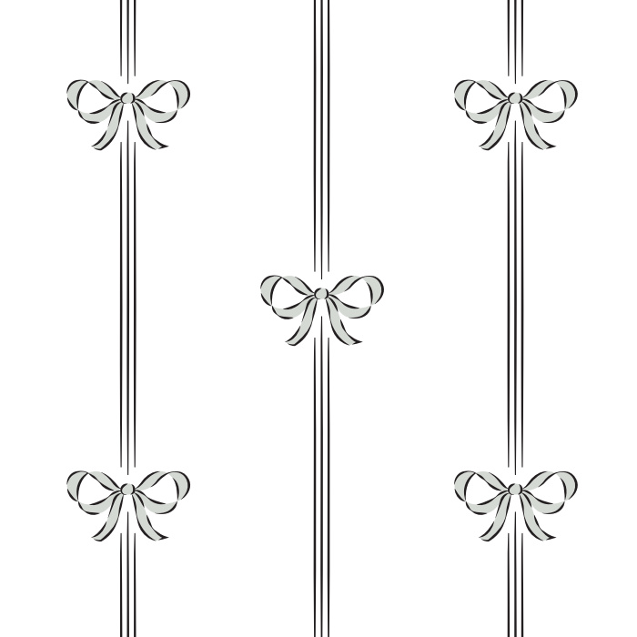 Our Sweet Bows Peel And Stick Removable Wallpaper will surely add a cute accent to any wall in your home.