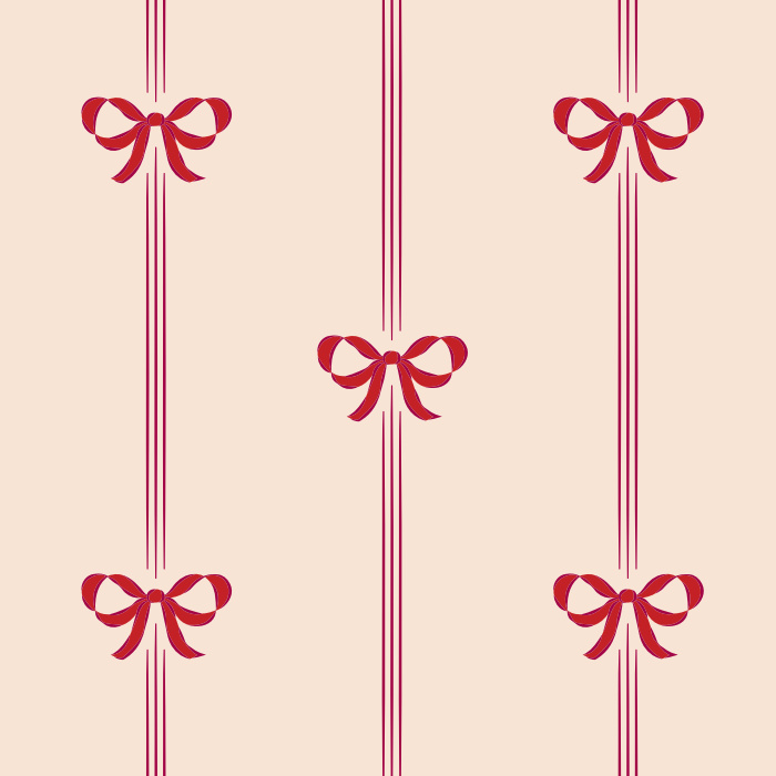 Our Sweet Bows Peel And Stick Removable Wallpaper will surely add a cute accent to any wall in your home.