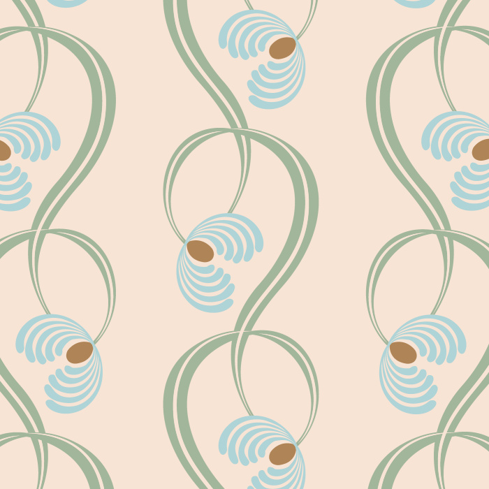 Bloom a simple and cute garden on any wall in your home with our Mod Poppy Peel And Stick Removable Wallpaper.