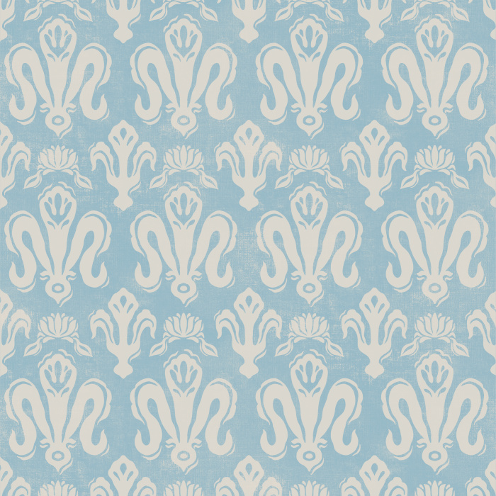 Add an antique accent to any wall in your home with our Amari Fleur De Lis Peel And Stick Removable Wallpaper.