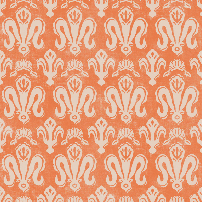 Add an antique accent to any wall in your home with our Amari Fleur De Lis Peel And Stick Removable Wallpaper.