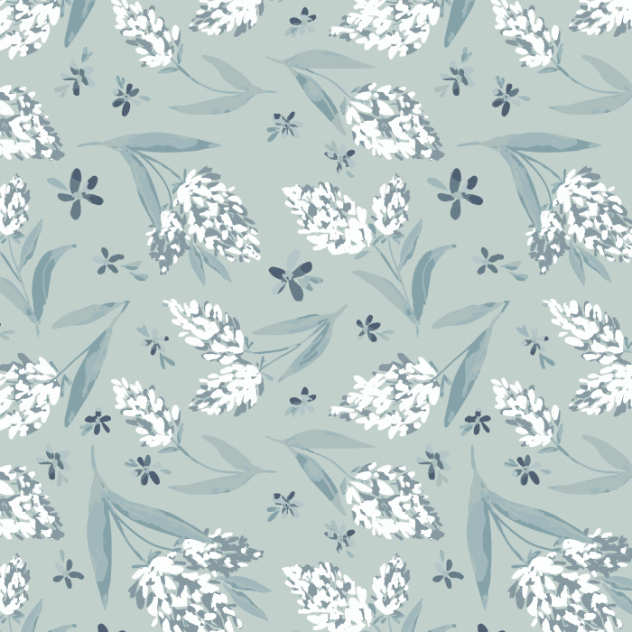 Add an eye-catching garden to any wall in your home with our Bunches of Blooms Peel And Stick Removable Wallpaper.