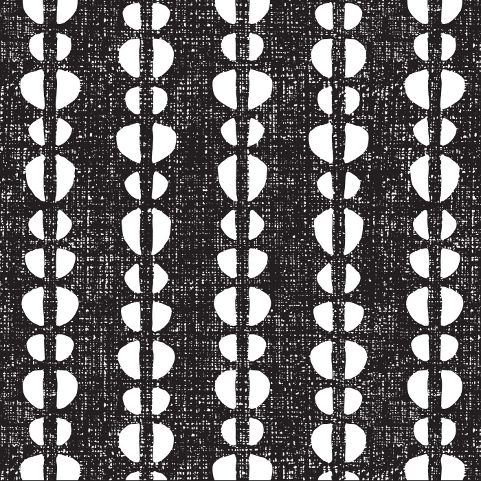 Add a retro, eye-catching design to any wall in your home with our Pebble Garland Peel And Stick Removable Wallpaper.