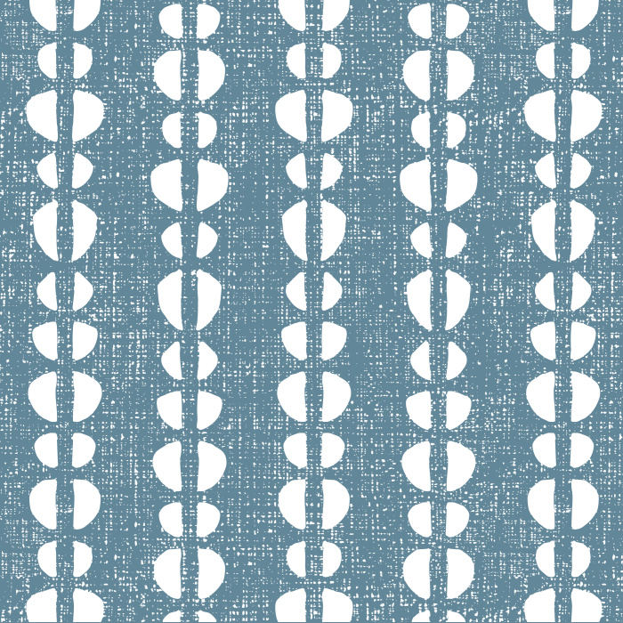 Add a retro, eye-catching design to any wall in your home with our Pebble Garland Peel And Stick Removable Wallpaper.