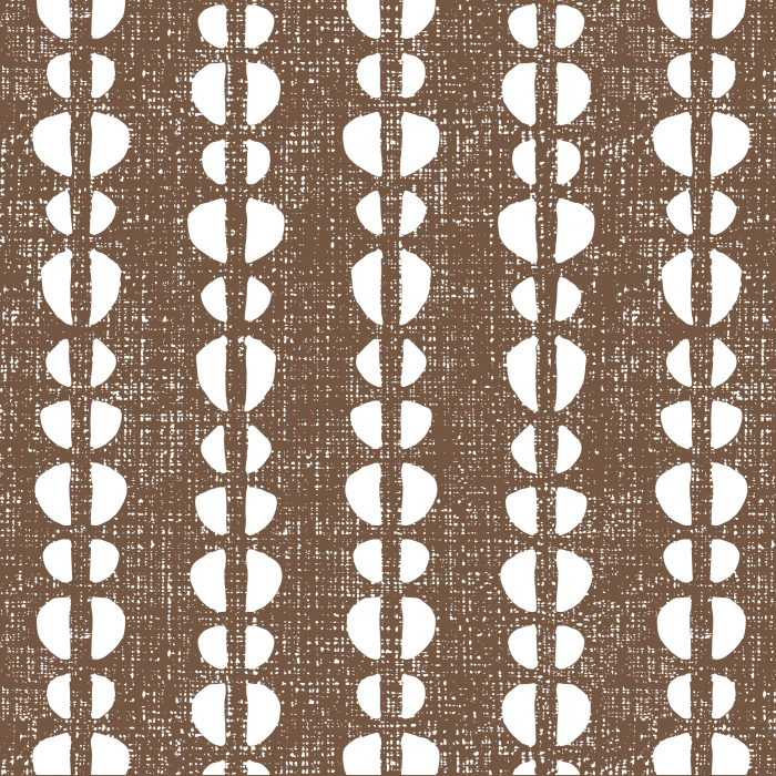 Add a retro, eye-catching design to any wall in your home with our Pebble Garland Peel And Stick Removable Wallpaper.