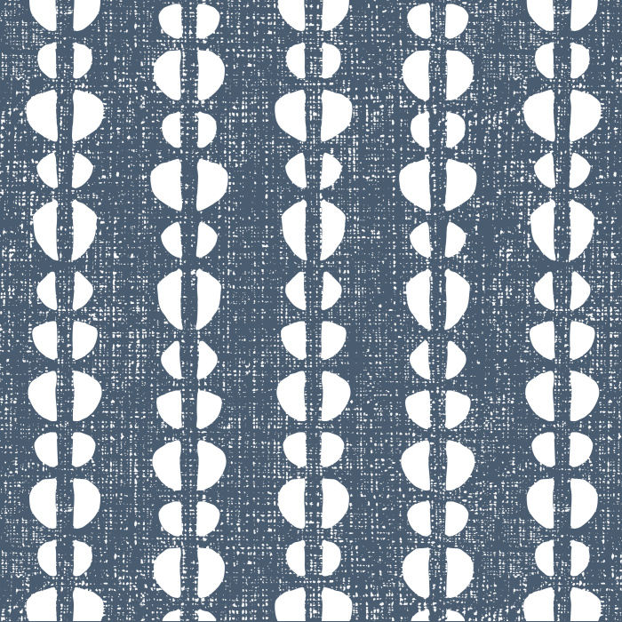 Add a retro, eye-catching design to any wall in your home with our Pebble Garland Peel And Stick Removable Wallpaper.