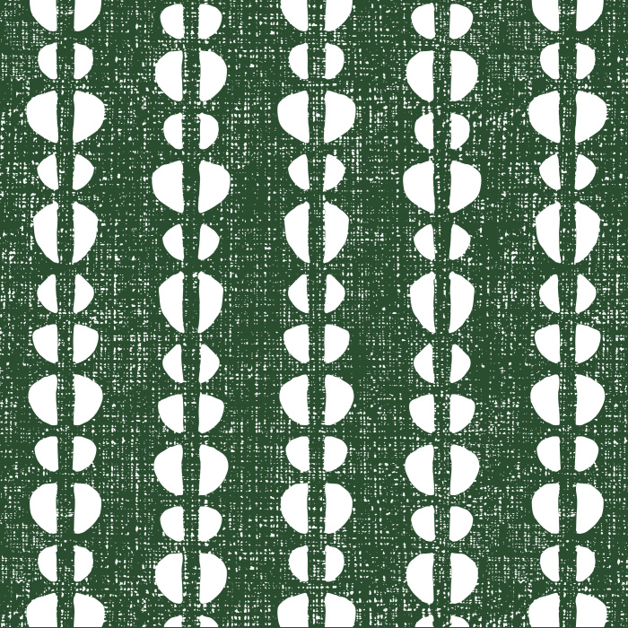 Add a retro, eye-catching design to any wall in your home with our Pebble Garland Peel And Stick Removable Wallpaper.
