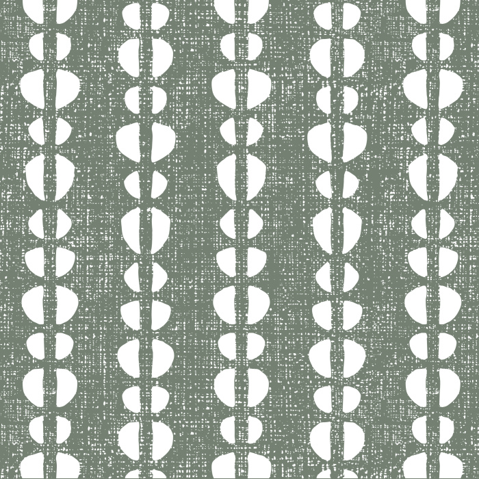 Add a retro, eye-catching design to any wall in your home with our Pebble Garland Peel And Stick Removable Wallpaper.
