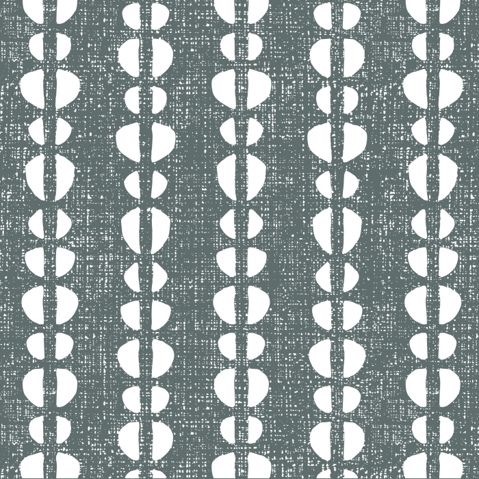 Add a retro, eye-catching design to any wall in your home with our Pebble Garland Peel And Stick Removable Wallpaper.