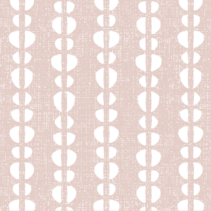 Add a retro, eye-catching design to any wall in your home with our Pebble Garland Peel And Stick Removable Wallpaper.