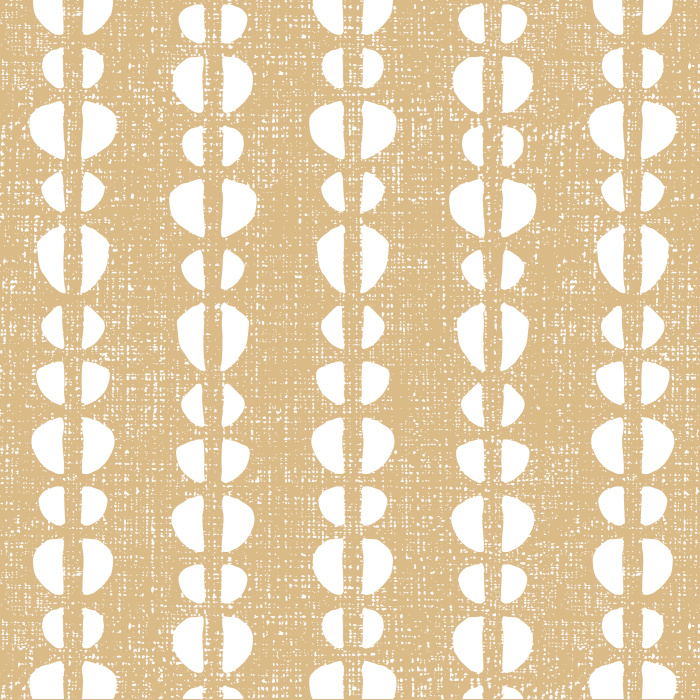 Add a retro, eye-catching design to any wall in your home with our Pebble Garland Peel And Stick Removable Wallpaper.