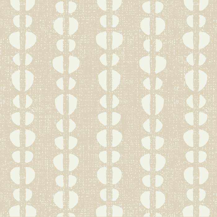 Add a retro, eye-catching design to any wall in your home with our Pebble Garland Peel And Stick Removable Wallpaper.