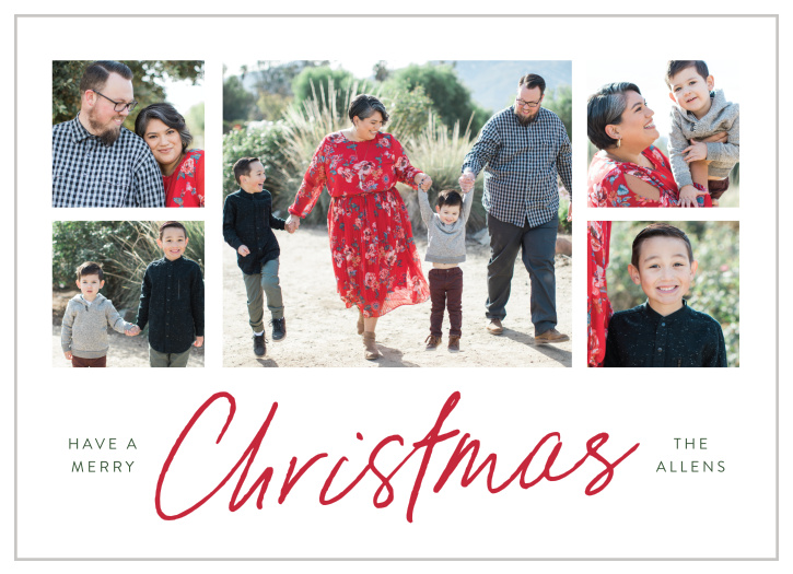 Our Family Pictures Christmas Cards are the perfect way to send your festive greetings to family and friends this year.