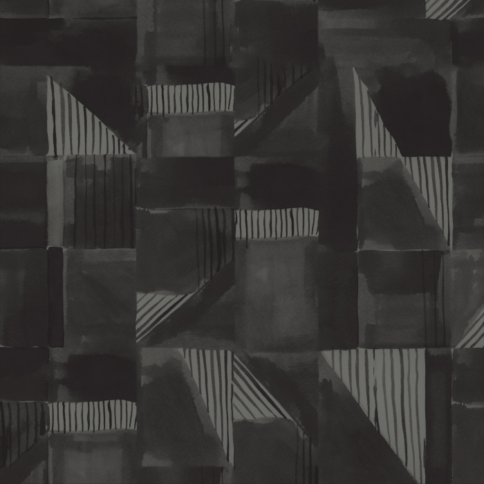 Our Painterly Geometric Peel And Stick Removable Wallpaper will surely bring an industrial touch to any wall in your home.