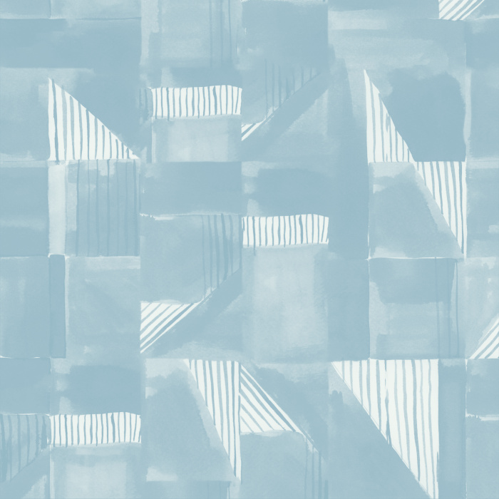 Our Painterly Geometric Peel And Stick Removable Wallpaper will surely bring an industrial touch to any wall in your home.