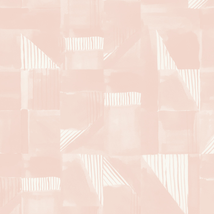 Our Painterly Geometric Peel And Stick Removable Wallpaper will surely bring an industrial touch to any wall in your home.