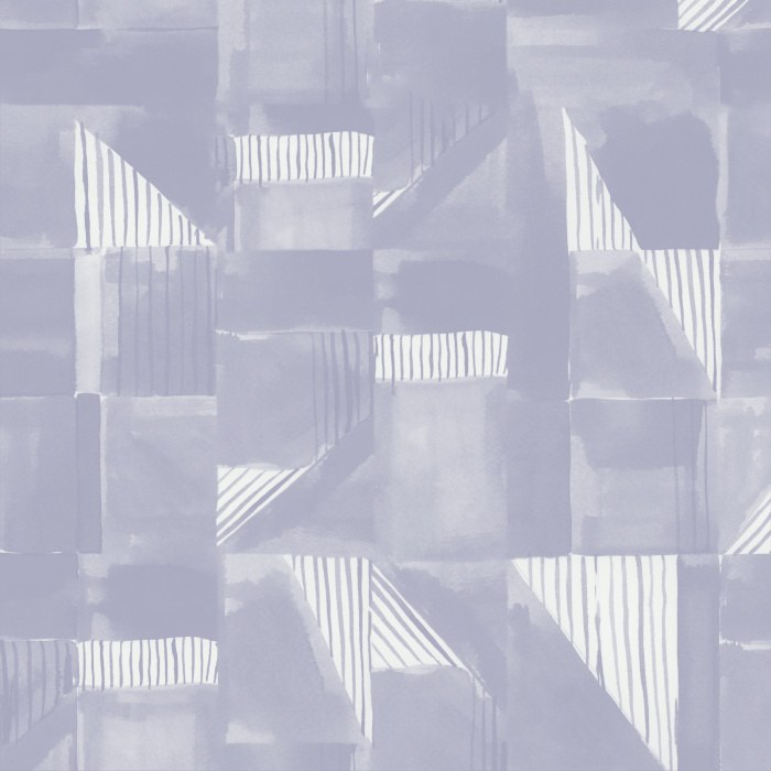 Our Painterly Geometric Peel And Stick Removable Wallpaper will surely bring an industrial touch to any wall in your home.