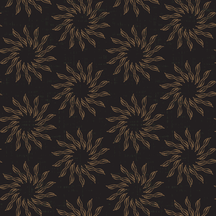Create a truly unique, magical space with our Handdrawn Sunburst Peel And Stick Removable Wallpaper.