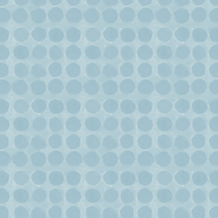 Add the look of penny round tiles to any room without all of the work with our Watercolor Lunars Peel And Stick Removable Wallpaper.