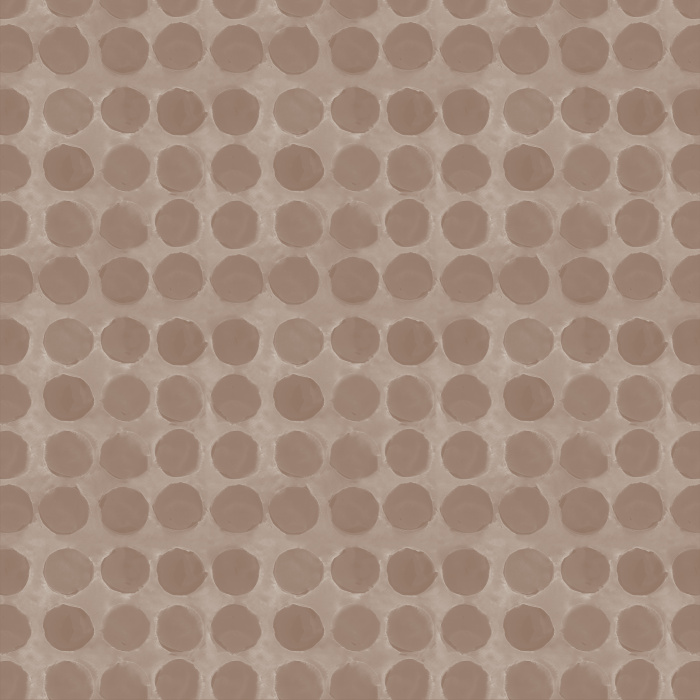 Add the look of penny round tiles to any room without all of the work with our Watercolor Lunars Peel And Stick Removable Wallpaper.