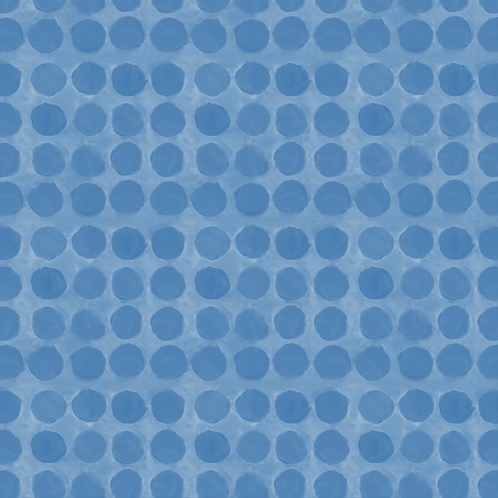 Add the look of penny round tiles to any room without all of the work with our Watercolor Lunars Peel And Stick Removable Wallpaper.