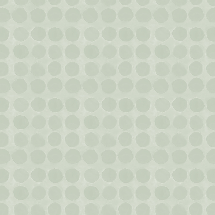 Add the look of penny round tiles to any room without all of the work with our Watercolor Lunars Peel And Stick Removable Wallpaper.