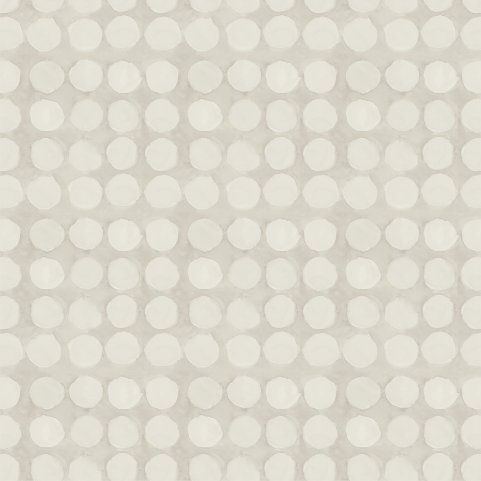 Add the look of penny round tiles to any room without all of the work with our Watercolor Lunars Peel And Stick Removable Wallpaper.